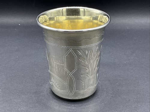 Becher silber 875 russland - becher,