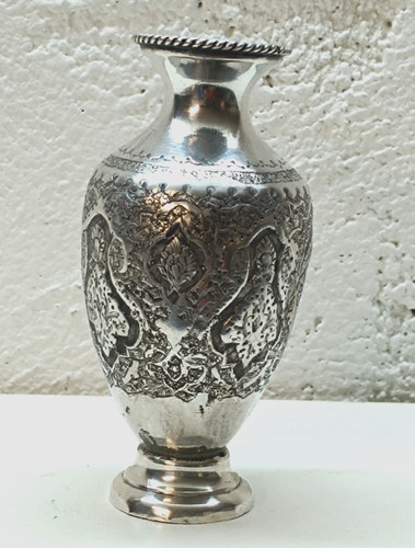 Orientalisch vase aus silber - aus,