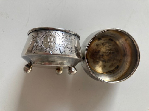 Zwei kleine salieren silver - kleine, salieren,