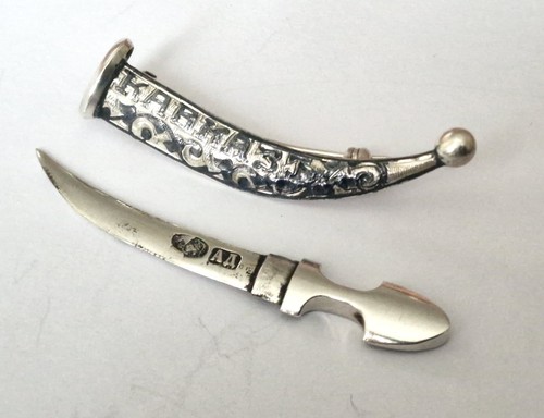Antike brosche niello - brosche,