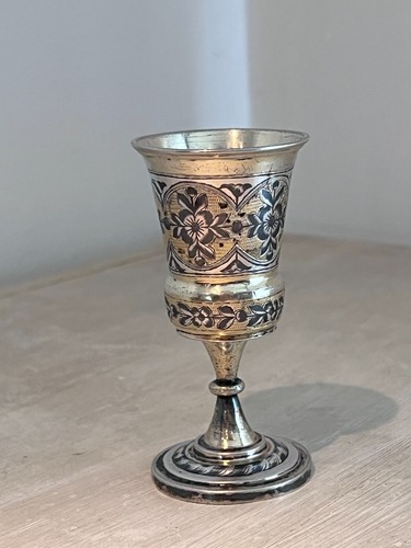 Likörglas mit niello - likörglas,