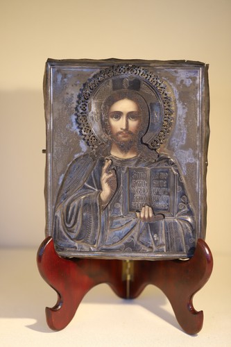 Russische ikone christus - russische,