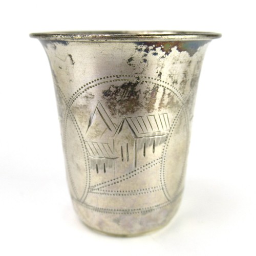 Russischer becher aus silber - russischer,