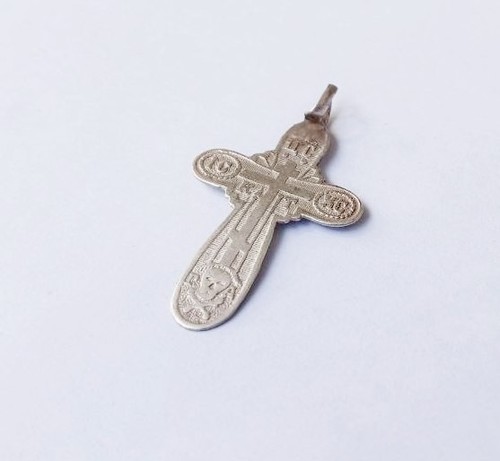 Antikes silbernes brustkreuz - antikes,